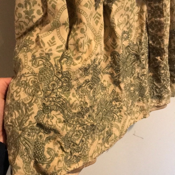 Brown and green dress - Picture 2 of 5